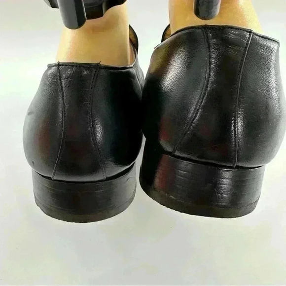 Bally mens loafers size 12 black leather slip on vintage 80s 90s main image 4